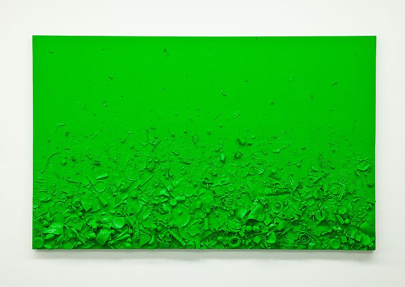 Tom Friedman,  Toxic Green Luscious Green (2014)