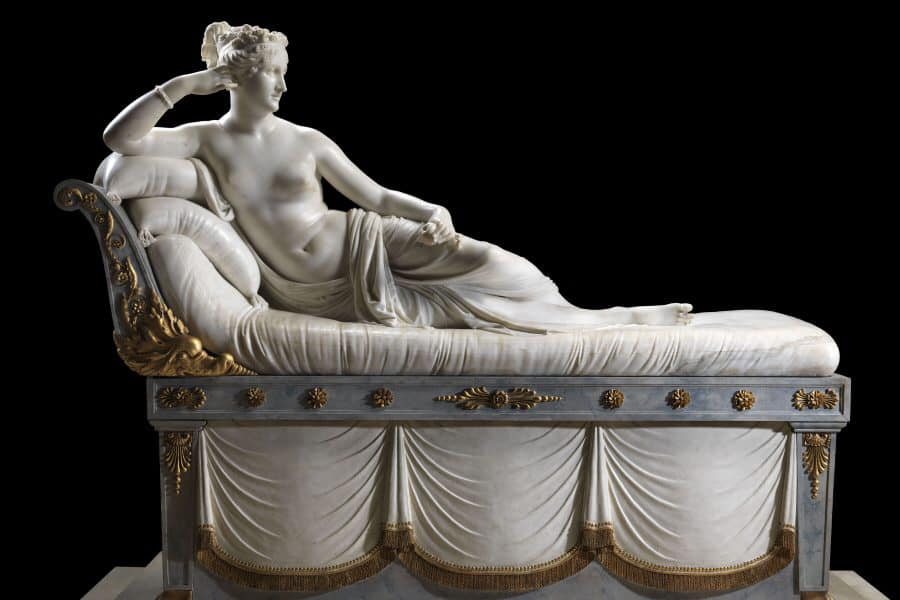 Antonio Canova, Pauline Bonaparte as Venus Victrix (1804). Photo courtesy of Museo Antonio Canova.