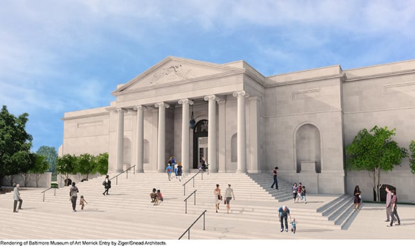 Rendering of the new Baltimore Museum of Art. Photo: courtesy the Baltimore Museum of Art.