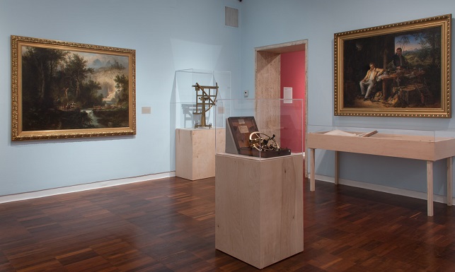 Installation view of Unity of Nature Alexander von Humboldt and the Americas. Photo Beatriz Meseguer