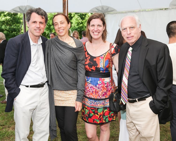 John Stern, Alyson Shotz, Nora Lawrence, David Collens Photo courtesy of Storm King Art Center.