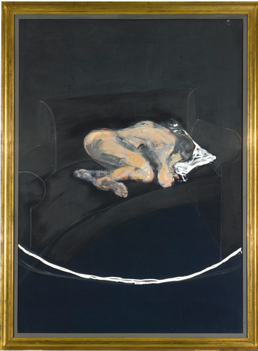 Study for Portrait of P.L, No. I (1957) by Francis Bacon. In Sotheby's London June 30 Contemporary Art Evening Auction.
