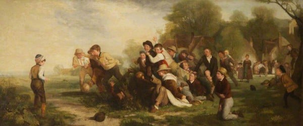 Thomas Webster, The Football Game (1839)