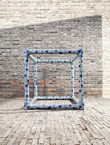 Ai Weiwei, Porcelain Cube, 2009, porcelain, Galerie Urs Meile, Lucerne, Switzerland/ Bejing, China