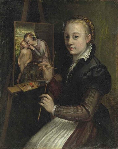 Self Portrait Attributed to Sofonisba Anguissola