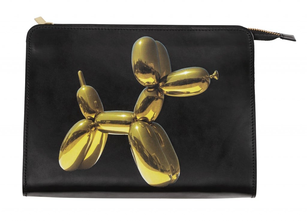 Koons clutch. Photo courtesy of H&M