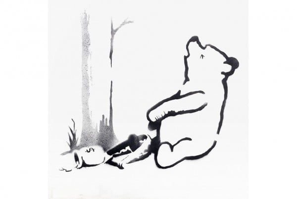 Banksy, Winnie the Pooh (2013) Photo: Bonhams