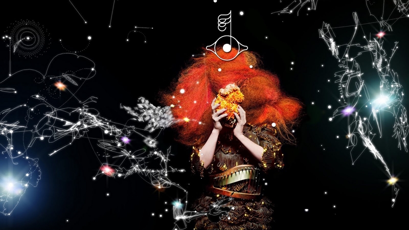 Björk's "Biophilia" app. Courtesy Björk/iTunes.