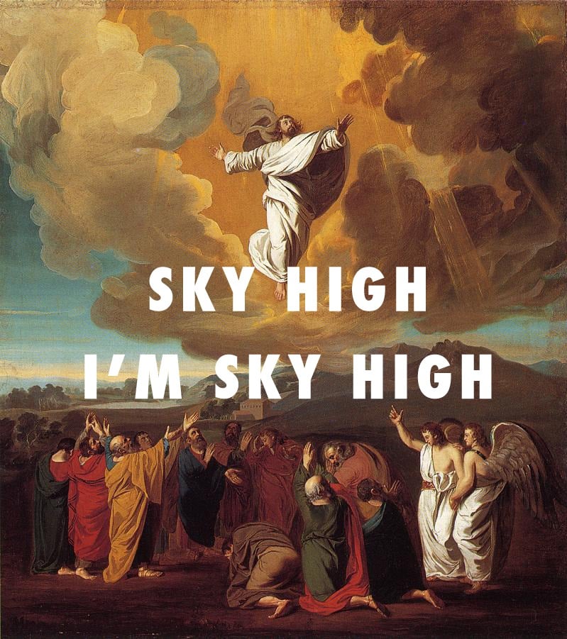 The Ascension (1775), John Singleton Copley / Touch The Sky, Kanye West ft. Lupe Fiasco Photo: Tumblr/ Fly Art