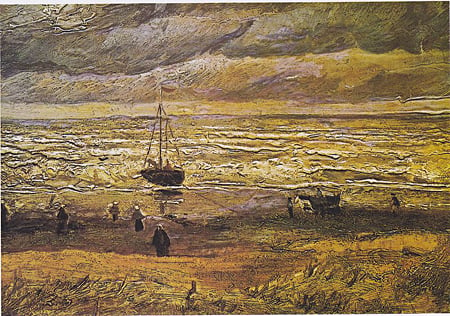 Vincent van Gogh, View of the Sea at Scheveningen, 1882