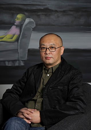 Zhang Xiaogang portrait
