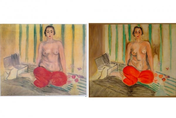 Henri Matisse, Odalisque in Red Pants (Odalisque a la culotte rouge) (1925) Photo: via Art Daily