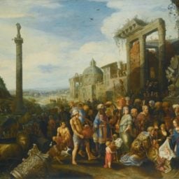 Willem van Nieulandt the Younger The adoration of the Magi (est. 150,000–250,000) sold for £362,500 ($621,289). The artist’s previous auction record was for A Southern Landscape With Ruins, Possibly A Capriccio View Of Rome, which sold at Sotheby’s London in 2007 for £60,500 ($122,668). Photo: Sotheby’s