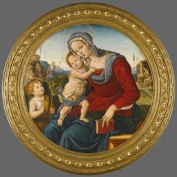 Raffaellino del Garbo, The Madonna And Child With The Infant Saint John The Baptist, Beyond Them A Landscape With Saints Jerome And Francis (est. £300,000–500,000) sold for £662,500 ($1,135,459). The artist’s previous auction record was for The Annunciation, which sold at Sotheby’s New York in 2013 for $158,500. Photo: Sotheby’s