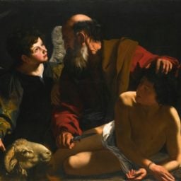 Bartolomeo Cavarozzi, The Sacrifice of Isaac (est. £3–5 million) sold for £3,666,500 ($6,284,015). The artist’s previous auction record was for Still Life With A Basket Of Fruit And Two Children, which sold at Sotheby’s New York in 2000 for $882,500. Photo: Sotheby’s