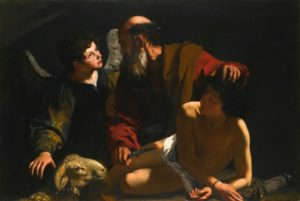 Bartolomeo Cavarozzi, The Sacrifice of Isaac (est. £3–5 million) sold for £3,666,500 ($6,284,015). The artist’s previous auction record was for Still Life With A Basket Of Fruit And Two Children, which sold at Sotheby’s New York in 2000 for $882,500. Photo: Sotheby’s