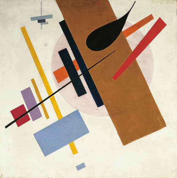 Kazimir Malevich, Suprematist Painting (with Black Trapezium and Red Square) (1915) Photo: Courtesy Stedelijk Museum, Amsterdam