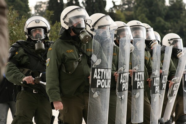 Greek Police Officers Photo: George Laoutaris via Flickr