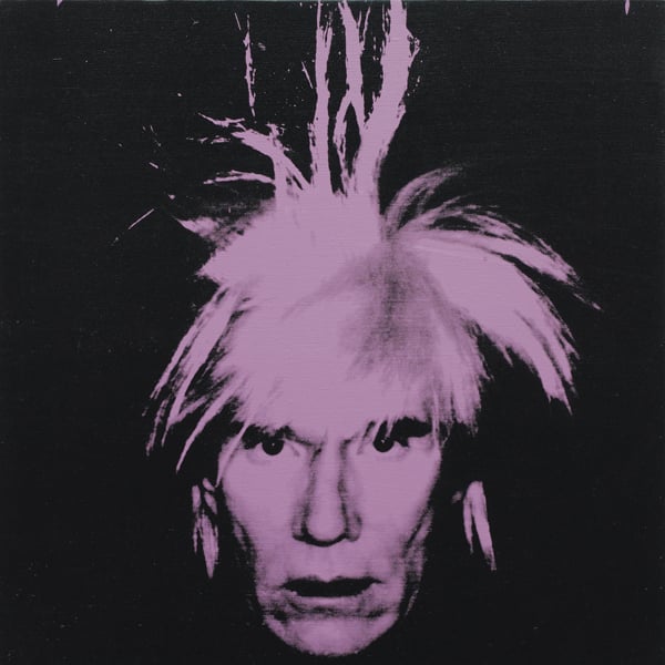 Andy Warhol, Self-Portrait, 1986 Courtesy Phillips