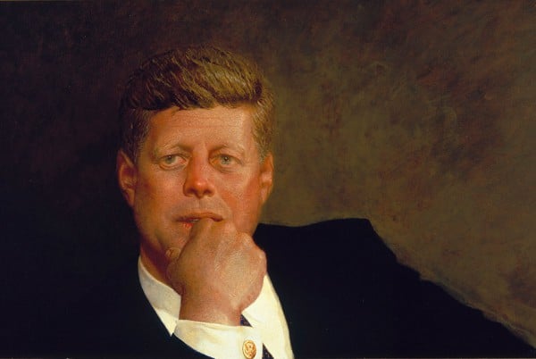 Jamie Wyeth, Portrait of John F. Kennedy (1967), recently acquired by the Museum of Fine Arts, Boston. Photo: courtesy the Museum of Fine Arts, Boston.