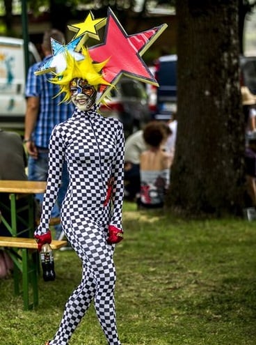 A model at the World Bodypainting Festival in Austria. Photo: Jan Hetfleisch, courtesy Getty Images.