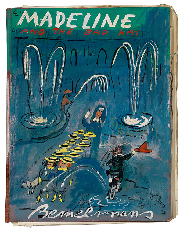 Ludwig Bemelmans, dummy cover for Madeline and the Bad Hat (circa 1956/57). Photo: courtesy the estate of Ludwig Bemelmans.
