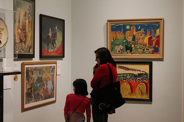 Installation of "Madeline in New York: The Art of Ludwig Bemelmans." Photo: Leeanne Carroll, courtesy the New-York Historical Society.