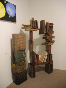 Paike Have Young's "Be a Book" sculpture at Seoul's Um Gallery at ArtHamptons. Photo: Sarah Cascone.