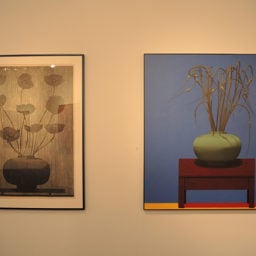 Work by Gregory Johnston from Joshua Liner Gallery, New York, at ArtMarketHamptons. Photo: Sarah Cascone.