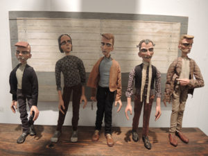 Tom Haney, "The Usual Suspects," from Red Truck Gallery, New Orleans, at ArtMarketHamptons. Photo: Sarah Cascone.