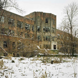The Tuberculosis Pavilion in winter, North Brother Island. Photo: Christopher Payne.