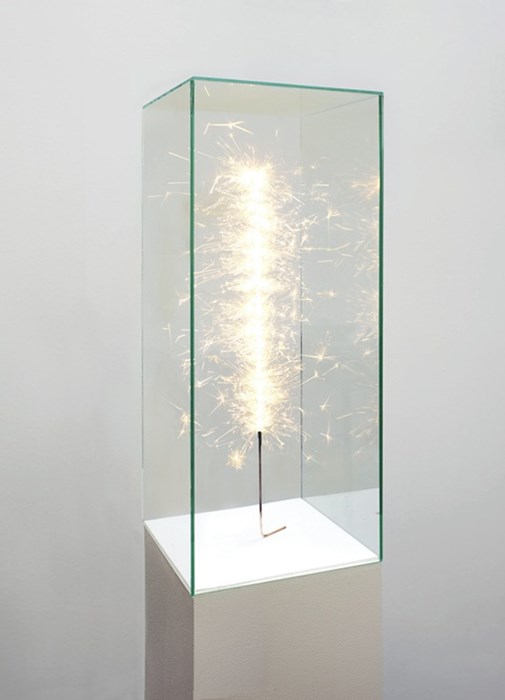 Alwin Lay, Permanent Sparkler (2012).  Photo: Courtesy Natalia Hug Gallery.