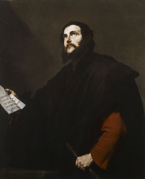  Jusepe de Ribera, called Lo Spagnoletto (1591-1652)   Saint James the Greater, c. 1632  Oil on canvas, 110.5 x 98 cm   Price: £1.1 million  Photo: Fergus Hall Master Paintings 