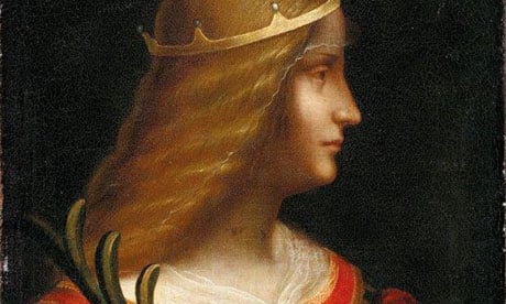Portrait of Isabella D'Este, thought to be by Leonardo da Vinci.