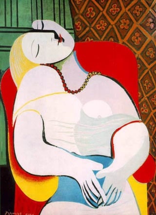 Picasso's Le Reve (1932), sold for $48.4 million at the Ganz auction at Christie's in 1997. Victor Ganz acquired it in 1941 for $7,000. Photo: Courtesy TK