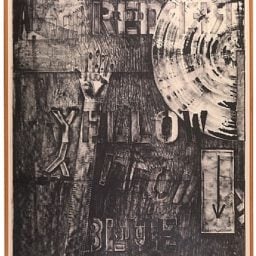 Jasper Johns, Lands End, 1979, one-color lithograph,