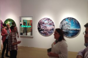Guests mingle at Gallery nine5