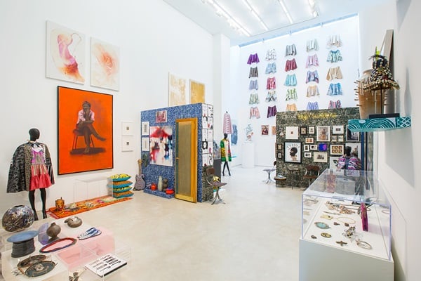London-based fashion designer Duro Olowu curated "More Material" at Salon 94 Bowery. Photo: Courtesy the artists and Salon 94.