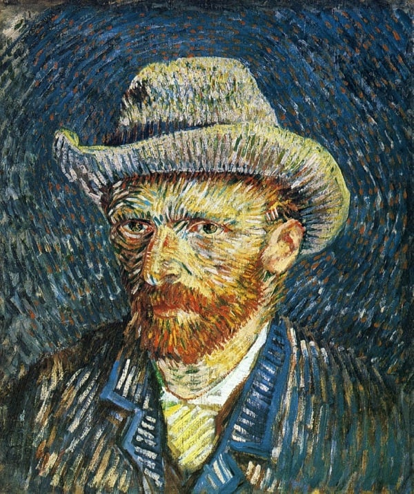 Vincent van Gogh, Self Portrait With Felt Hat (1887)