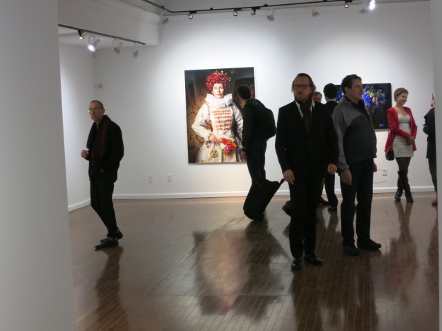 Opening for artists Dana Melamed and Josef Fischnaller at Stux Gallery. Photo: Courtesy Stux Gallery.