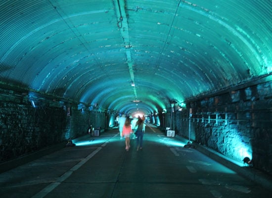Jana Winderen, DIVE (2014), in the Park Avenue Tunnel, commissioned by New York City DOT Art as park of Summer Streets. Photo: Sarah Cascone.