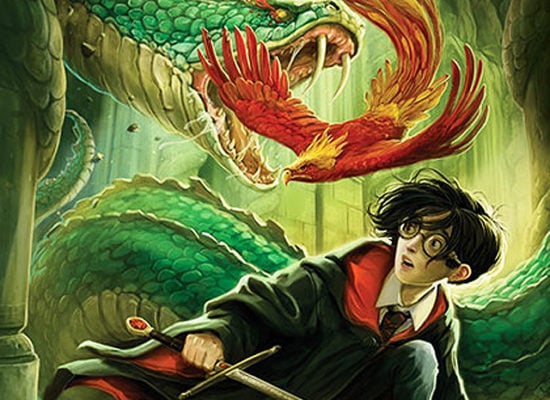 Harry Potter and the Chamber of Secrets (detail) Courtesy Bloomsbury
