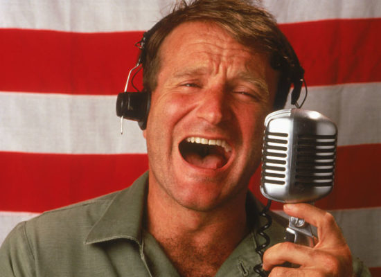 Robin Williams in Good Morning Vietnam, 1987