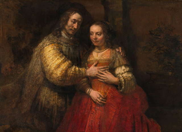 Rembrandt, The Jewish Bride (c.1667) Rijksmuseum, Amsterdam