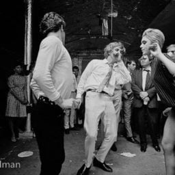 Edie Sedgwick dances at a party at Andy Warhol's Factory