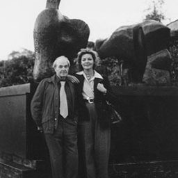 Lauren Bacall and Henry Moore