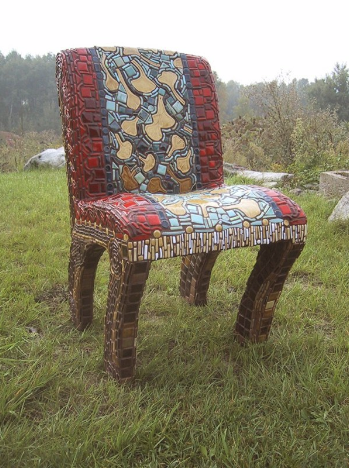 Frank Bauer, Ceramic Chair (2014) Photo: courtesy of bauerkraft.com.