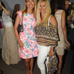 Gwen Bokine and Cindy Stern at Art Hamptons