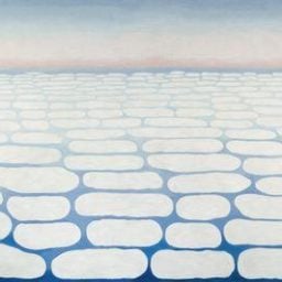 Georgia O'Keeffe, "Sky Above Clouds IV" (1965)