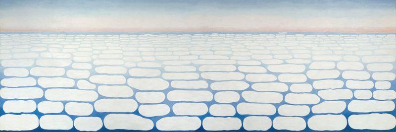 Georgia O'Keeffe, "Sky Above Clouds IV" (1965)
